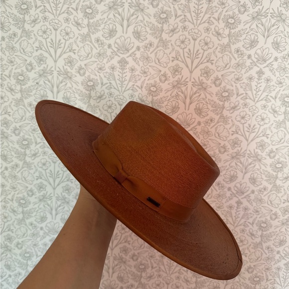 BRIXTON Stylish Brown Wide-Brim Hat - Picture 2 of 5